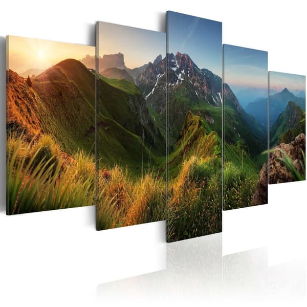 Canvas Tavla - Green Valley