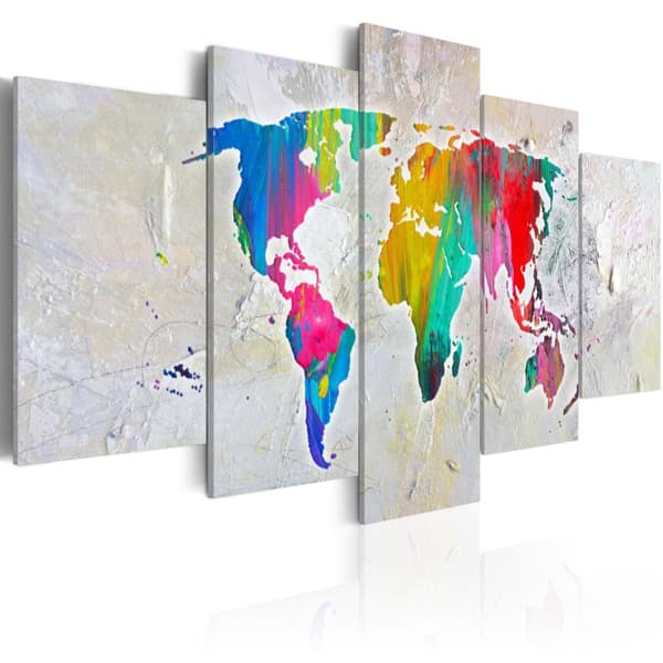 Canvas Tavla - Energy of World 200x100
