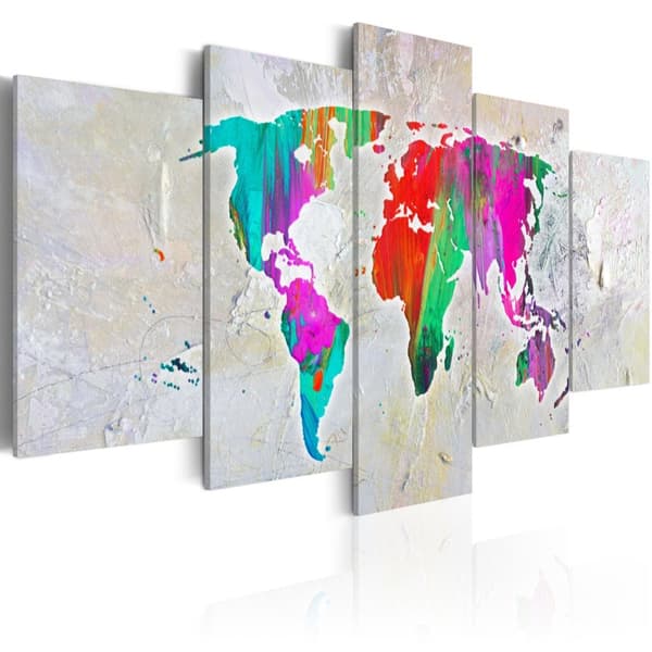 Canvas Tavla - Colourful Planet