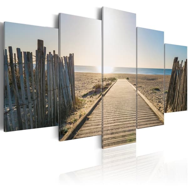 Canvas Tavla - Sea Promenade 200x100