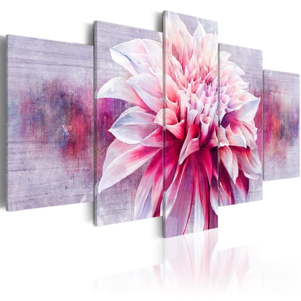 Canvas Tavla - Violet Dahlia