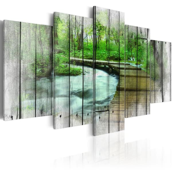 Canvas Tavla - Forest of Secrets 100x50