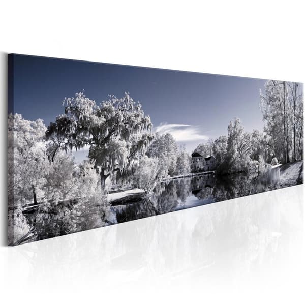 Canvas Tavla - Wintry Lake