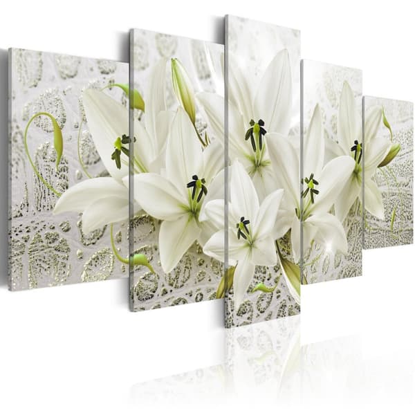 Canvas Tavla - Unique Flowers 200x100