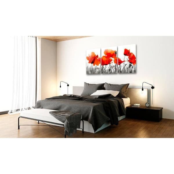 Canvas Tavla - Charming Poppies