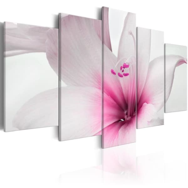 Canvas Tavla - Amarylis: Pink Charm