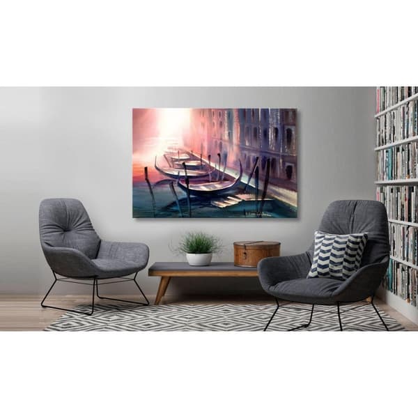 Canvas Tavla - Early Morning in Venice