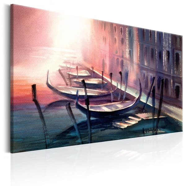 Canvas Tavla - Early Morning in Venice 90x60