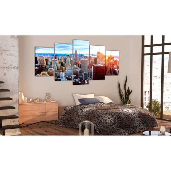 Canvas Tavla - New York Sunrise