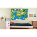 Pikkukuva 2 / 4: Canvas Tavla - Children's Map Wide