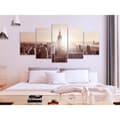 Miniatyrbild 2 av 4: Canvas Tavla - Sun over Manhattan (5 delar) Wide Brown