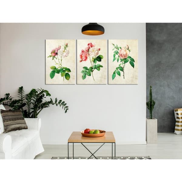 Canvas Tavla - Floral Trio (Collection)