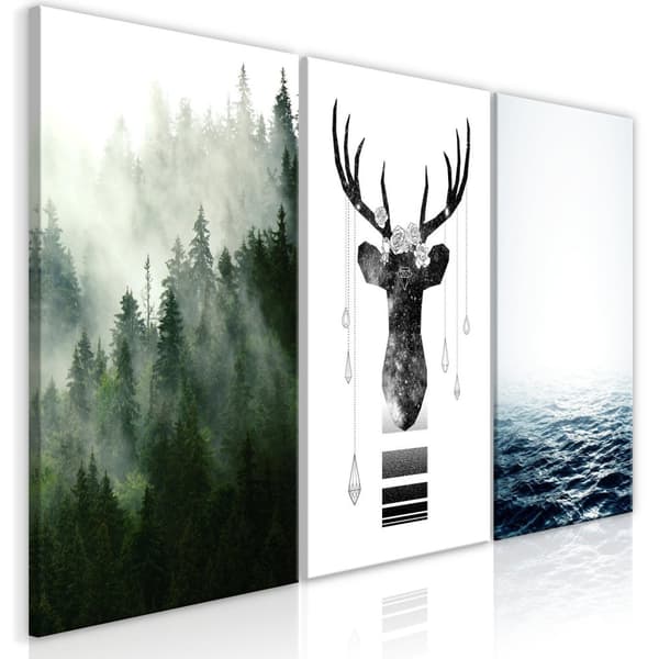 Canvas Tavla - Chilly Nature (Collection) 120x60