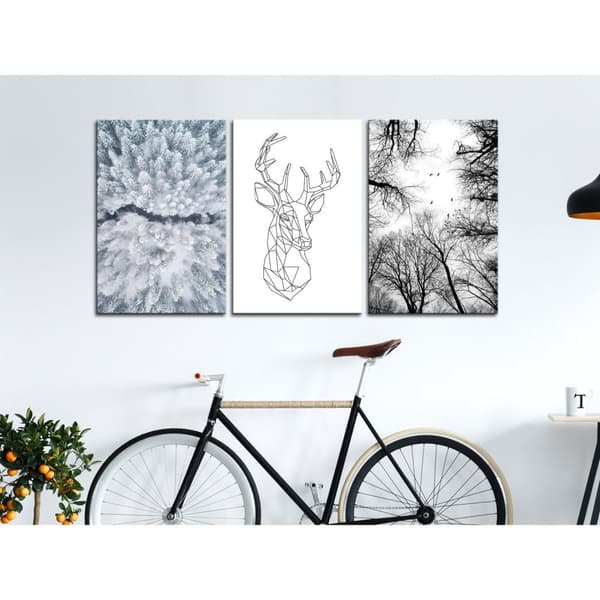 Canvas Tavla - Deers Life (Collection)