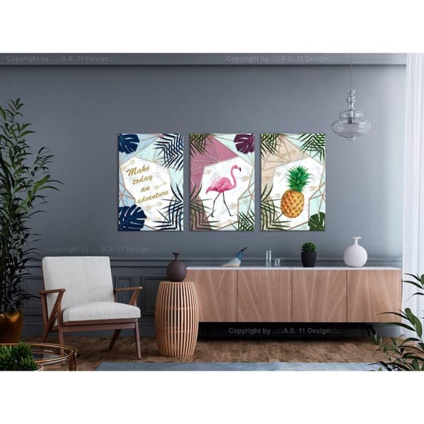 Canvas Tavla - Tropical Triptych (3 delar)