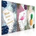 Miniatyrbild 1 av 4: Canvas Tavla - Tropical Triptych (3 delar)