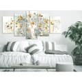Miniatyrbild 2 av 4: Canvas Tavla - Autumn Leaves (5 delar) Wide