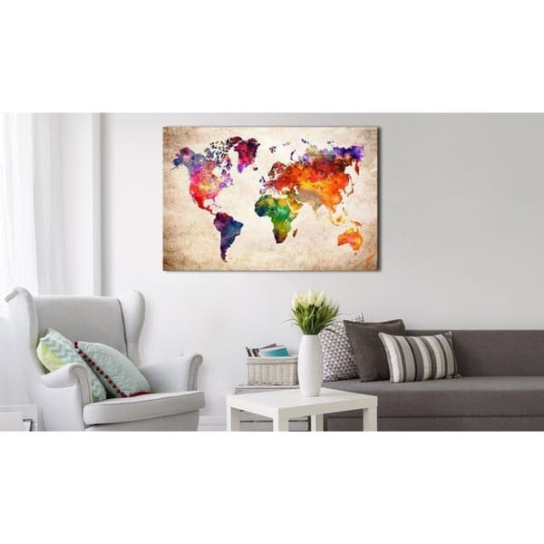 Canvas Tavla - Colourful Universe