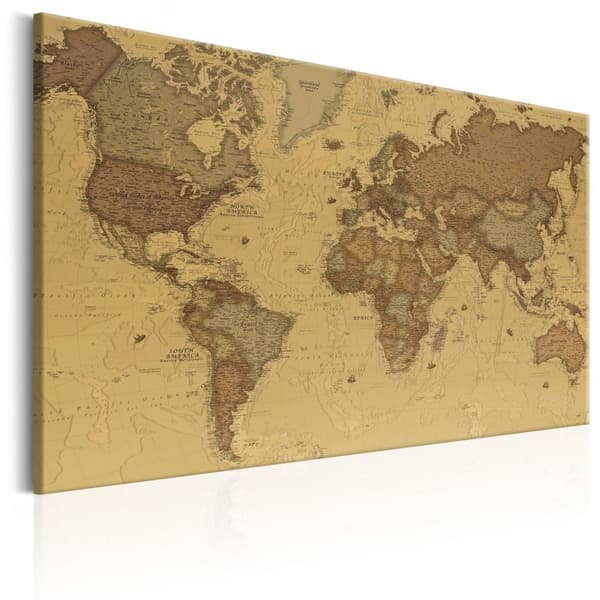 Canvas Tavla - Ancient World Map