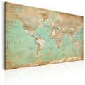 Pikkukuva 1 / 4: Canvas Tavla - World Map: Celadon Journey