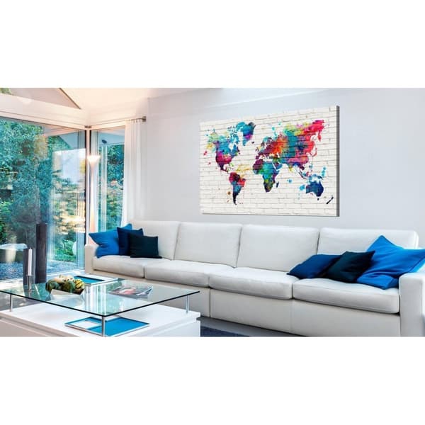 Canvas Tavla - Modern Style: Walls of the World