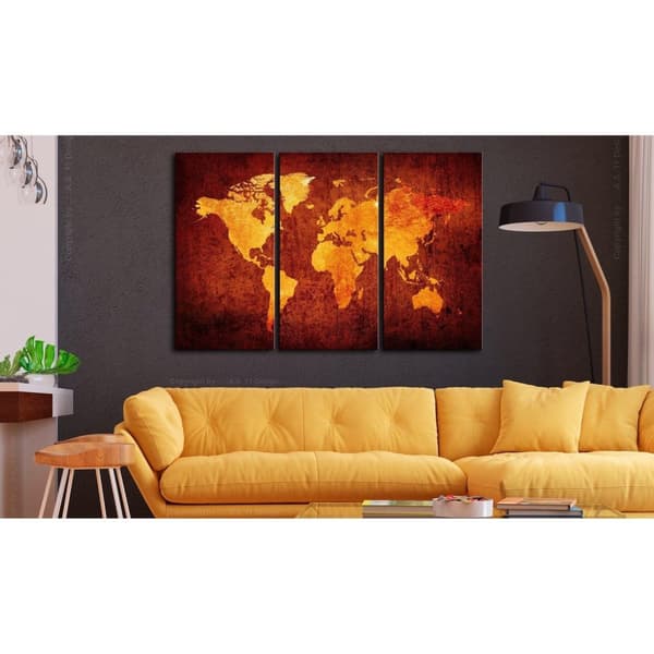 Canvas Tavla - World of Orange