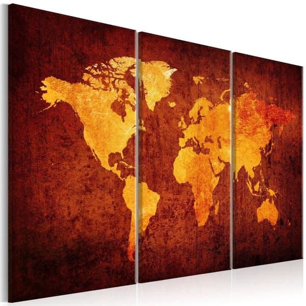 Canvas Tavla - World of Orange