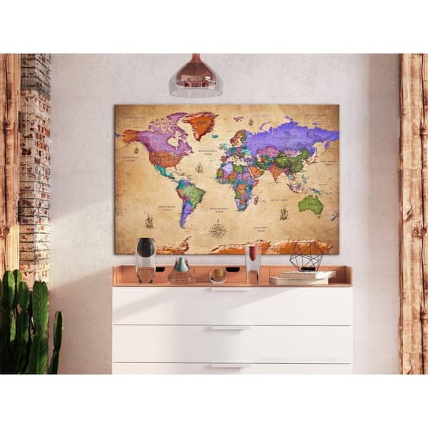 Canvas Tavla - Colourful Travels Wide