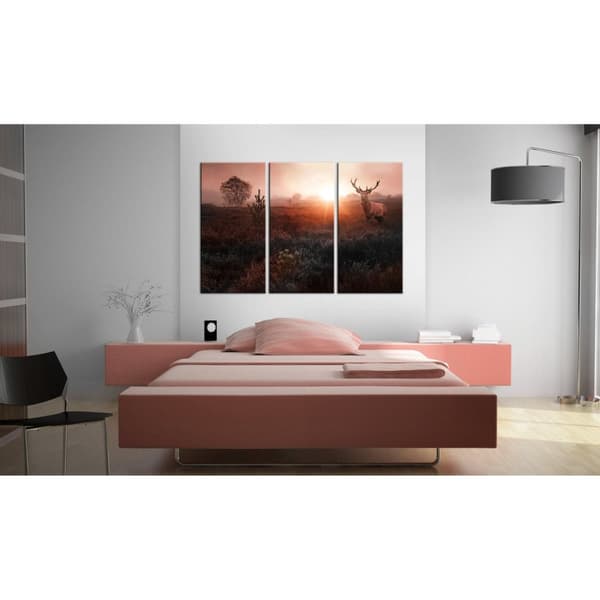 Canvas Tavla - Deer in the Sunshine I