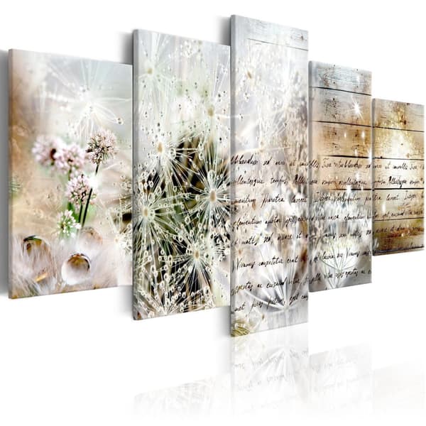 Canvas Tavla - Starry Dandelions II 200x100