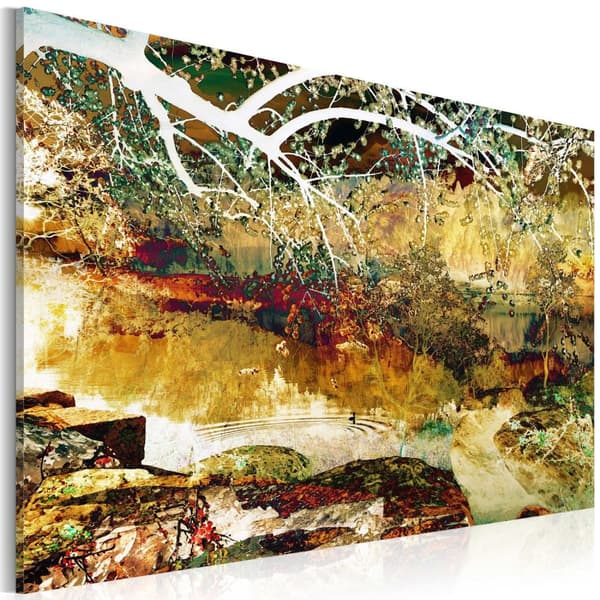 Canvas Tavla - park: abstract