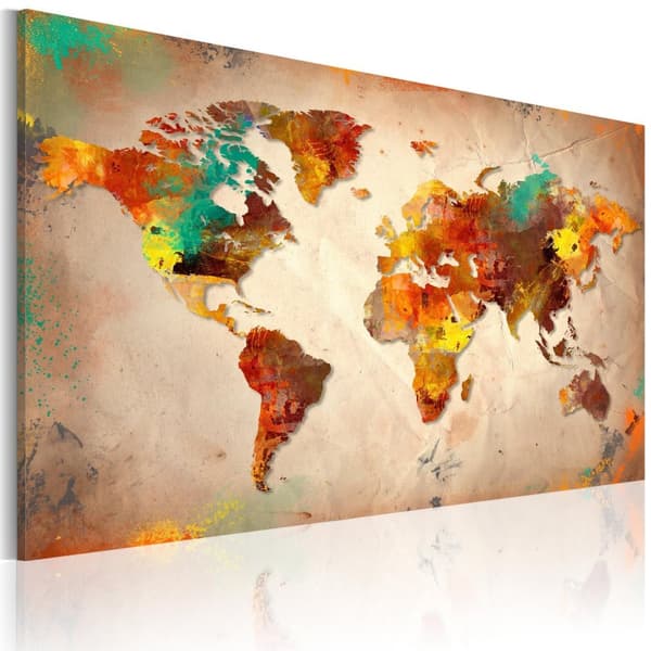 Canvas Tavla - Painted World
