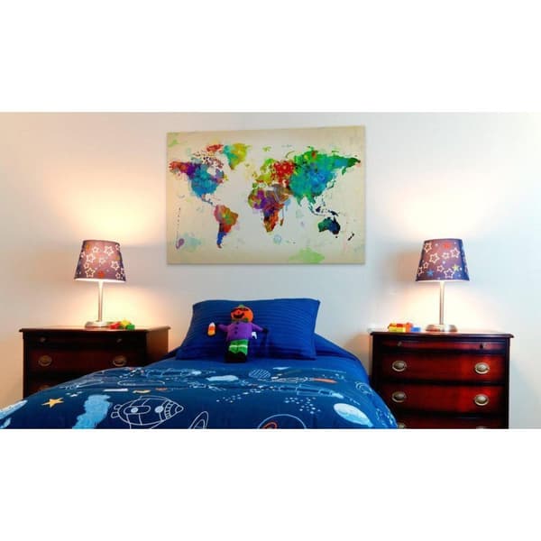 Canvas Tavla - All colors of the World