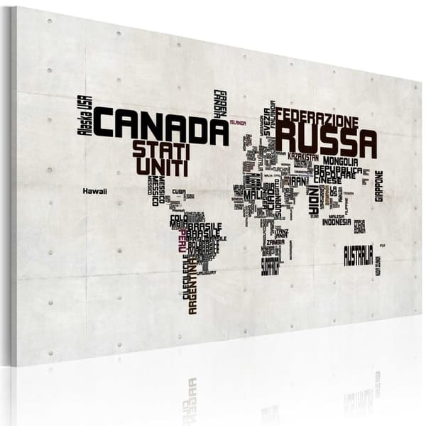 Canvas Tavla - What a wonderful World 120x80