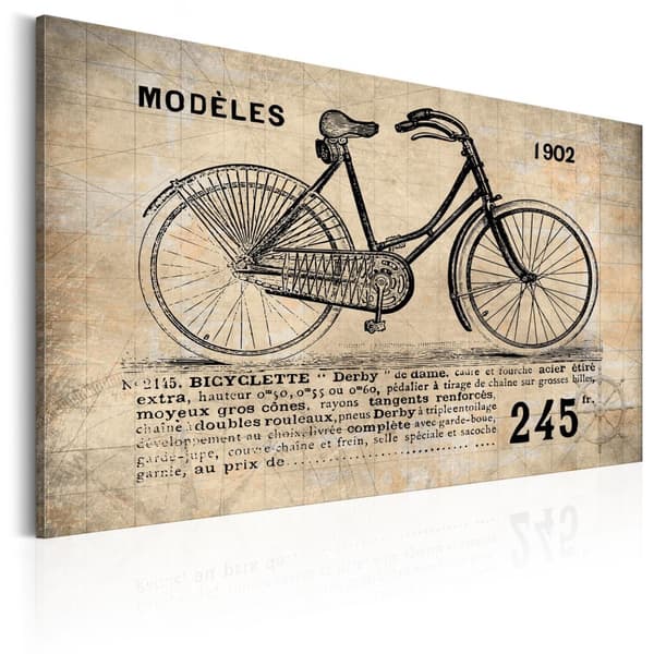 Canvas Tavla - N° 1245 - Bicyclette
