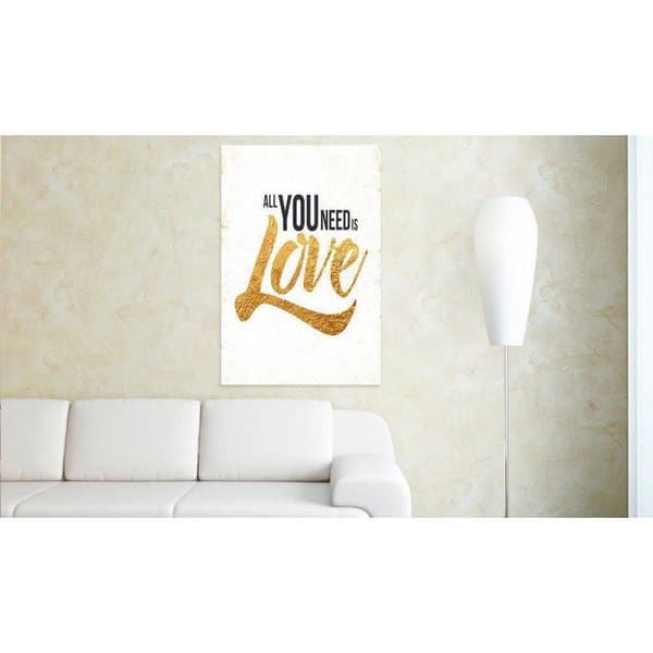 Canvas Tavla - My Home: Love