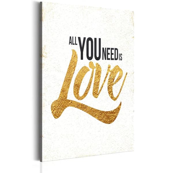 Canvas Tavla - My Home: Love