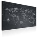 Miniatyrbild 1 av 4: Canvas Tavla - World Map: Travel broadens the Mind