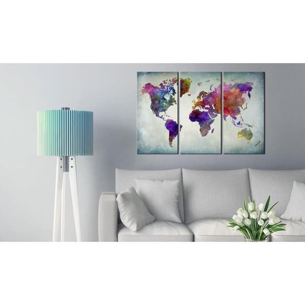 Canvas Tavla - World in Colors