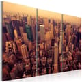 Miniatyrbild 1 av 4: Canvas Tavla - Solnedgång över New York