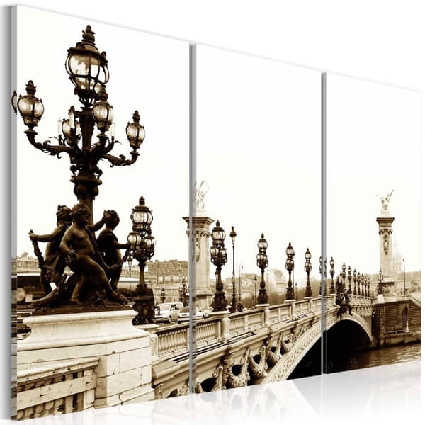 Canvas Tavla - A romantic walk in Paris