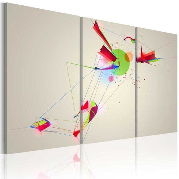 Canvas Tavla - Colors & shapes