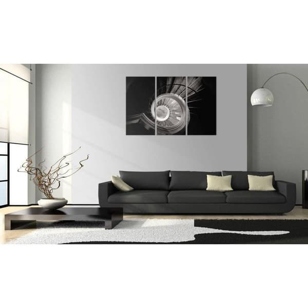 Canvas Tavla - Down a spiral staircase