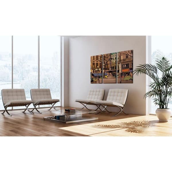 Canvas Tavla - Lugn kväll i Paris