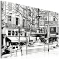 Miniatyrbild 1 av 4: Canvas Tavla - Skiss över parisiskt torg