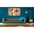 Miniatyrbild 2 av 4: Canvas Tavla - Painted World - triptych