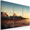Miniatyrbild 1 av 4: Canvas Tavla - Varm kväll i fjällen