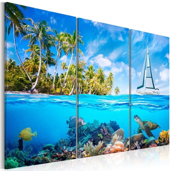 Canvas Tavla - Sunny holidays 120x80