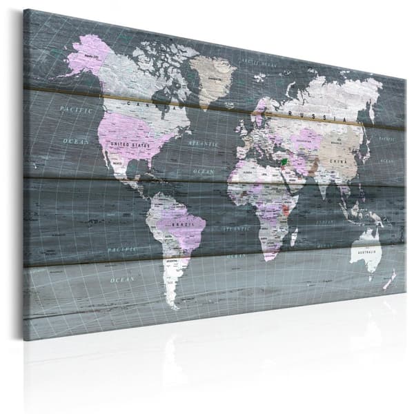 Canvas Tavla - Roam across the World 120x80