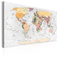 Miniatyrbild 1 av 4: Canvas Tavla - Walls of the World